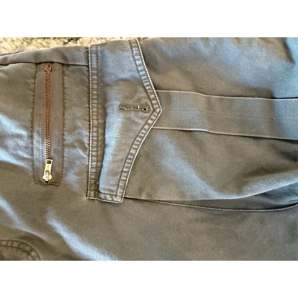 Y2K Missimo Olive Green Utility Mini Skirt Cargo‎ Style Size 7 Gorpcore